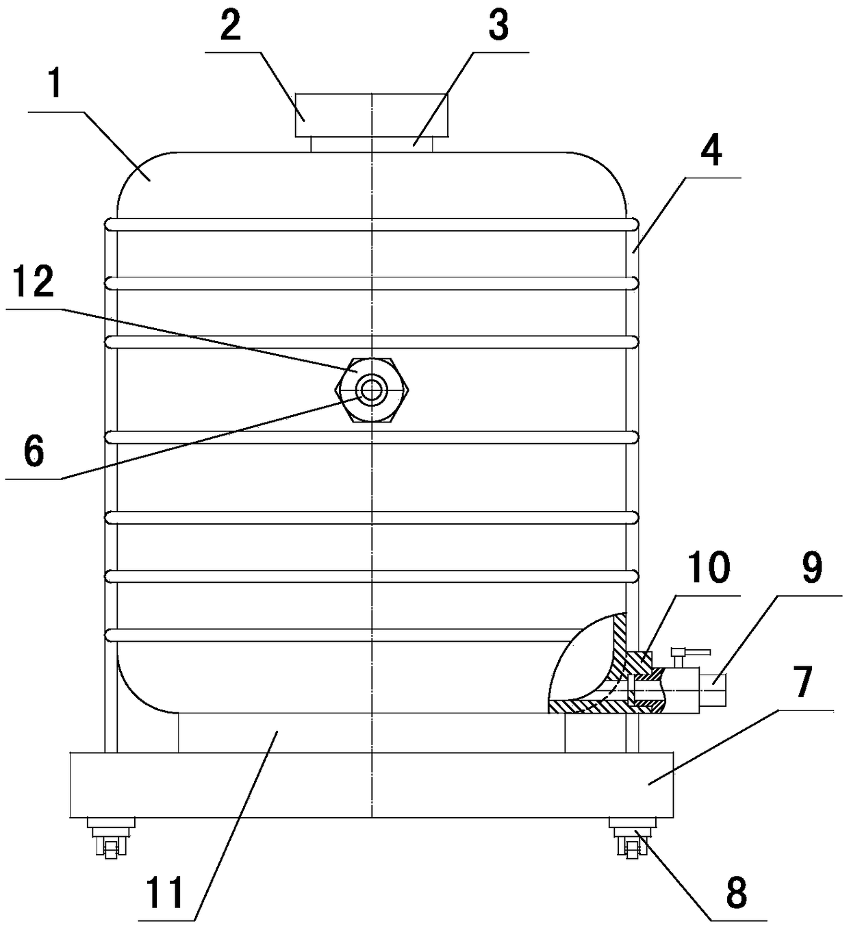 Convenient-to-clean transport case