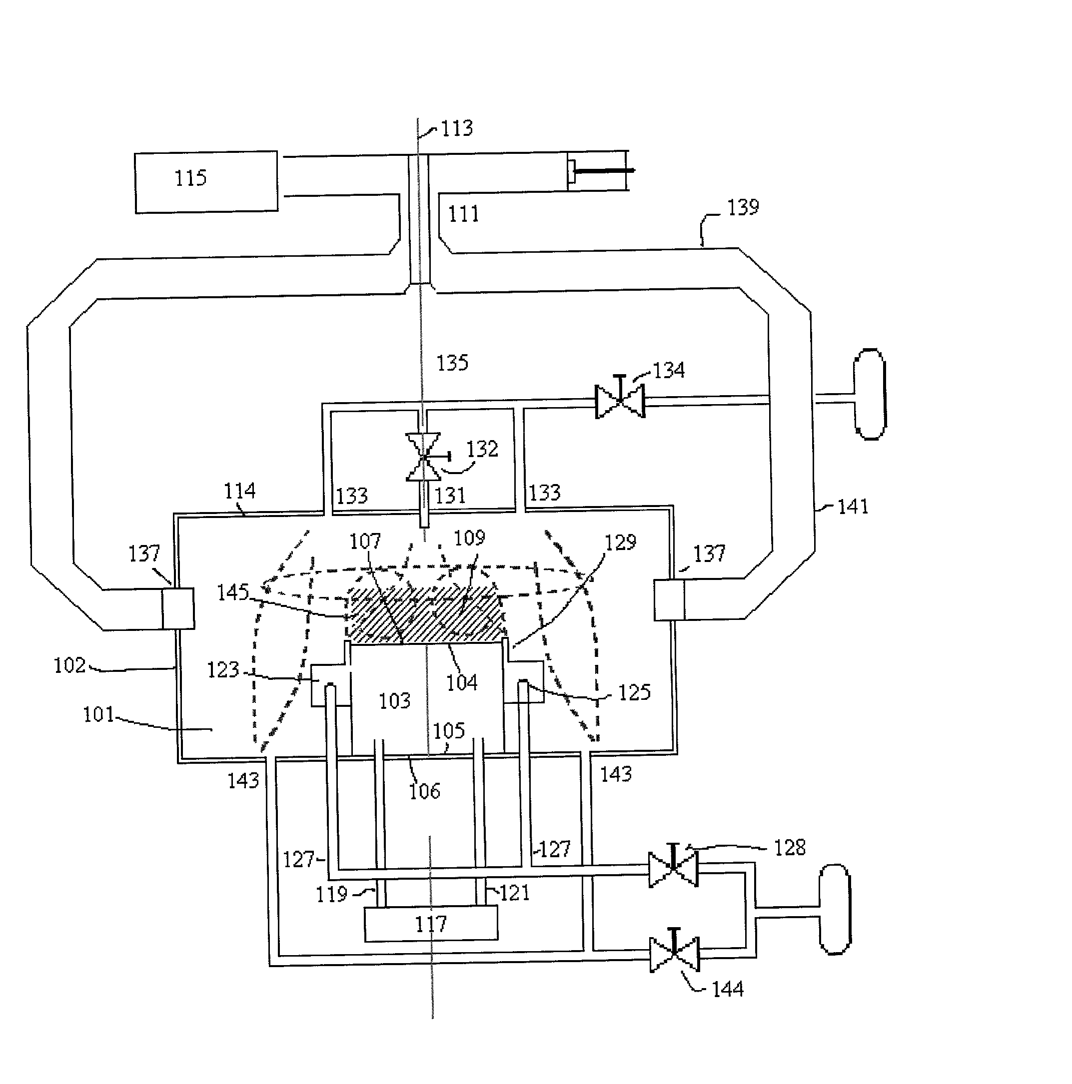 Spiral gas flow plasma reactor