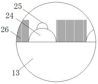 Mechanical cleaning device capable of lowering damage rate of mechanical parts