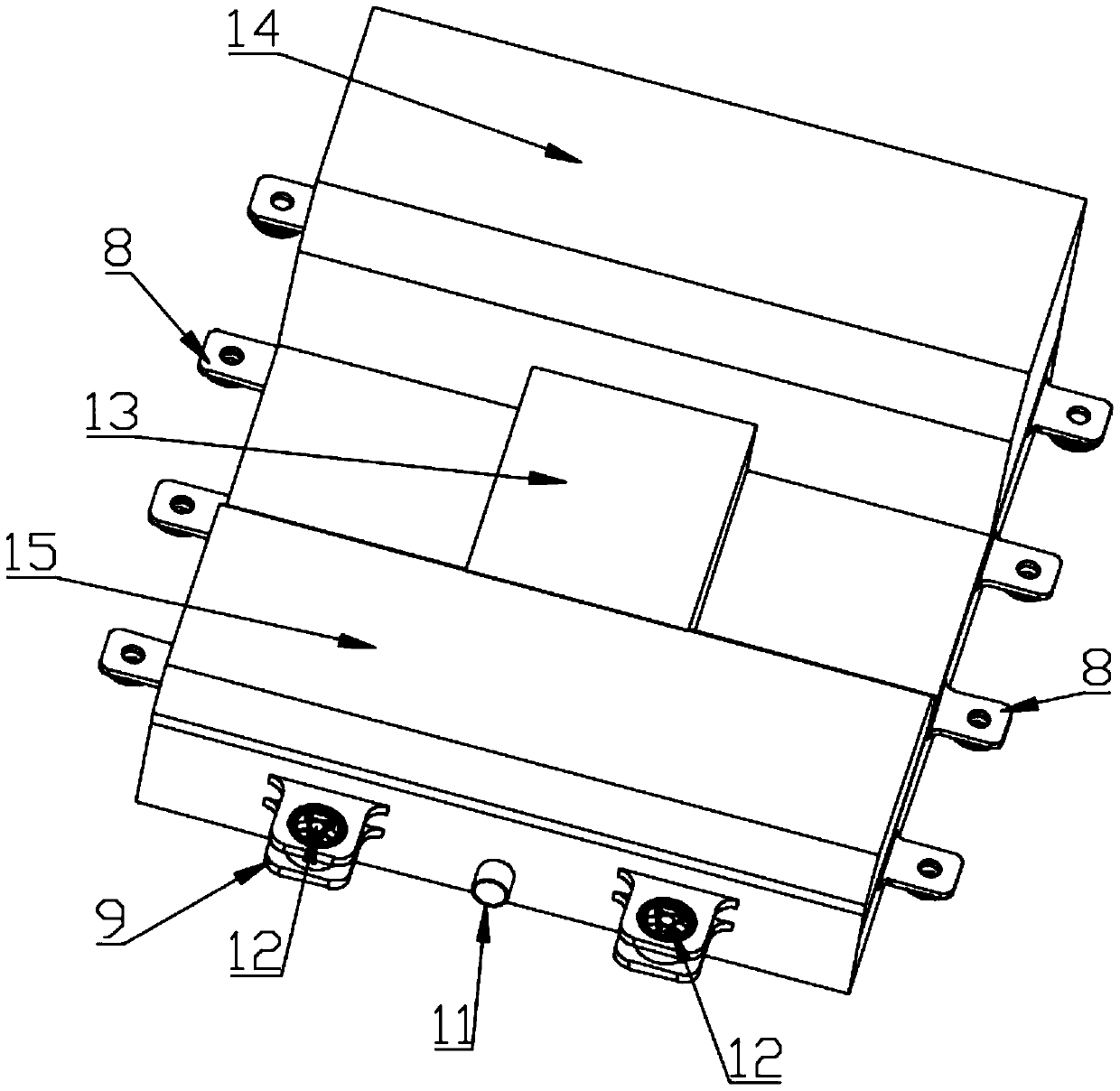 Vibration reduction and heat dissipation system for vehicle-mounted battery pack