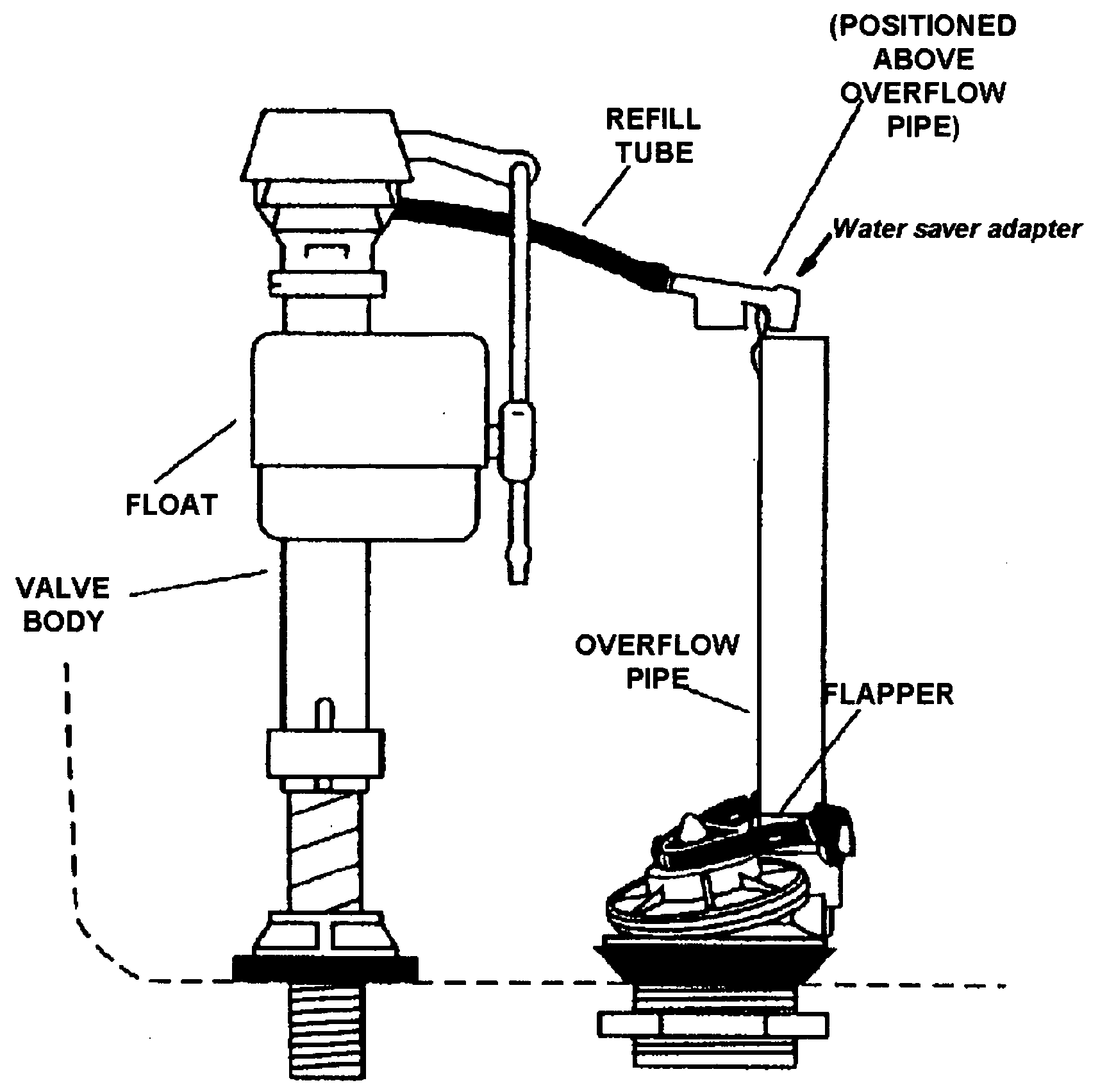 Water saver adapter