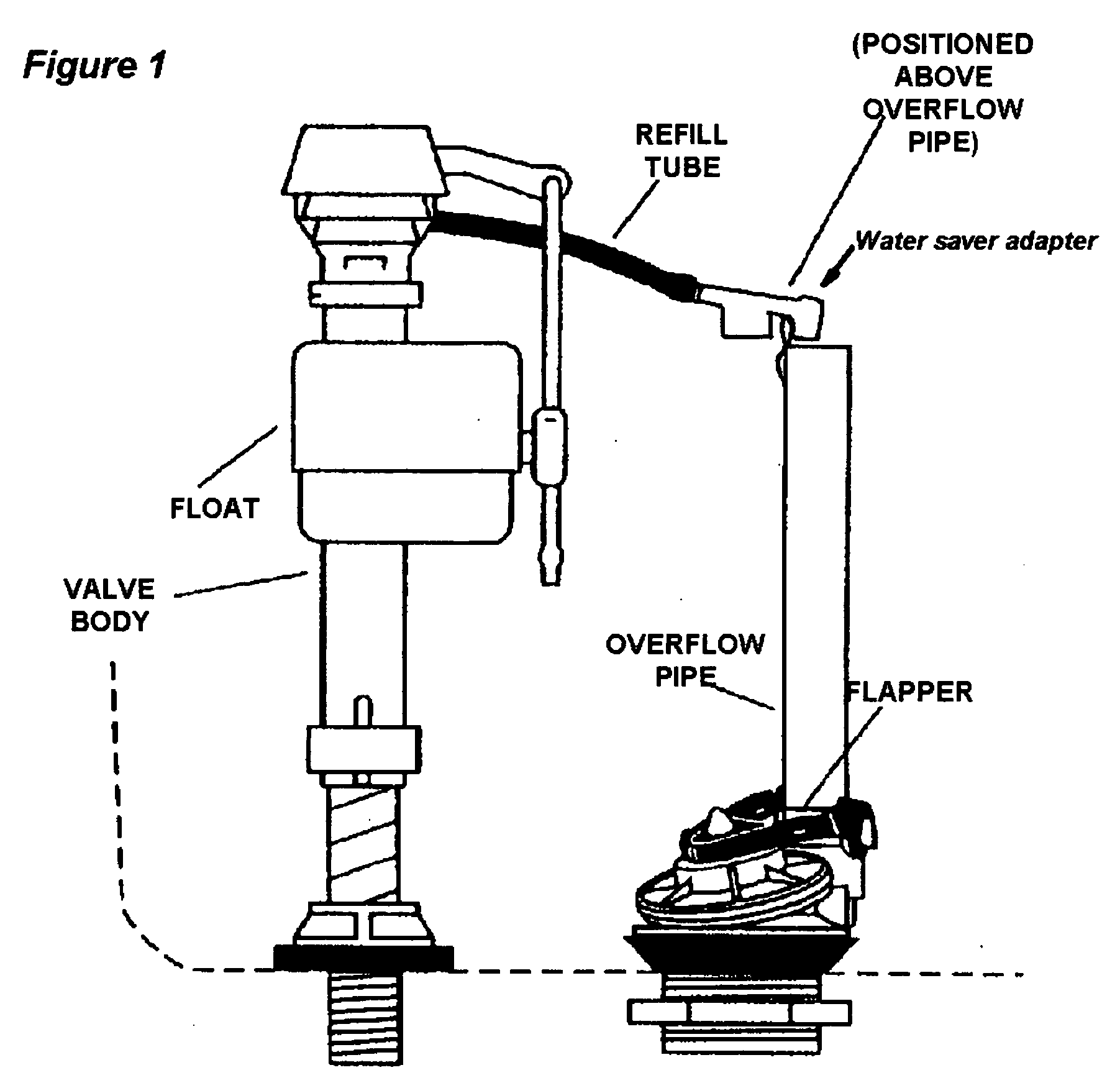 Water saver adapter