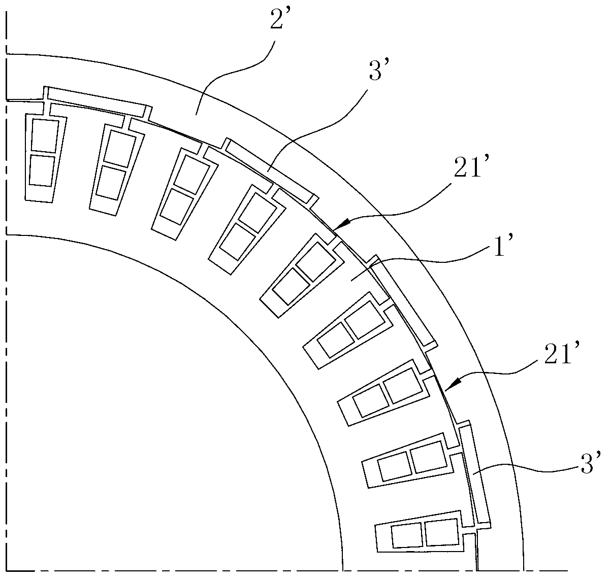 Permanent magnet reluctance type in-wheel motor