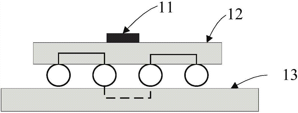 Integrated circuit test device and method for testing welding point by utilizing same