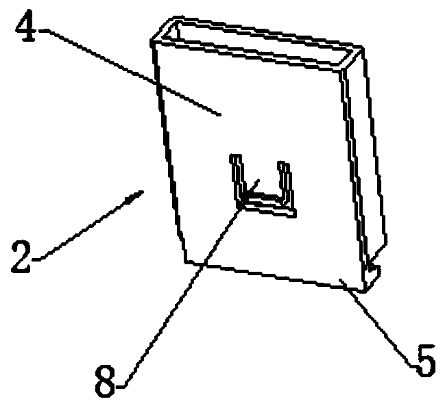 Connecting structure for metal profile floor