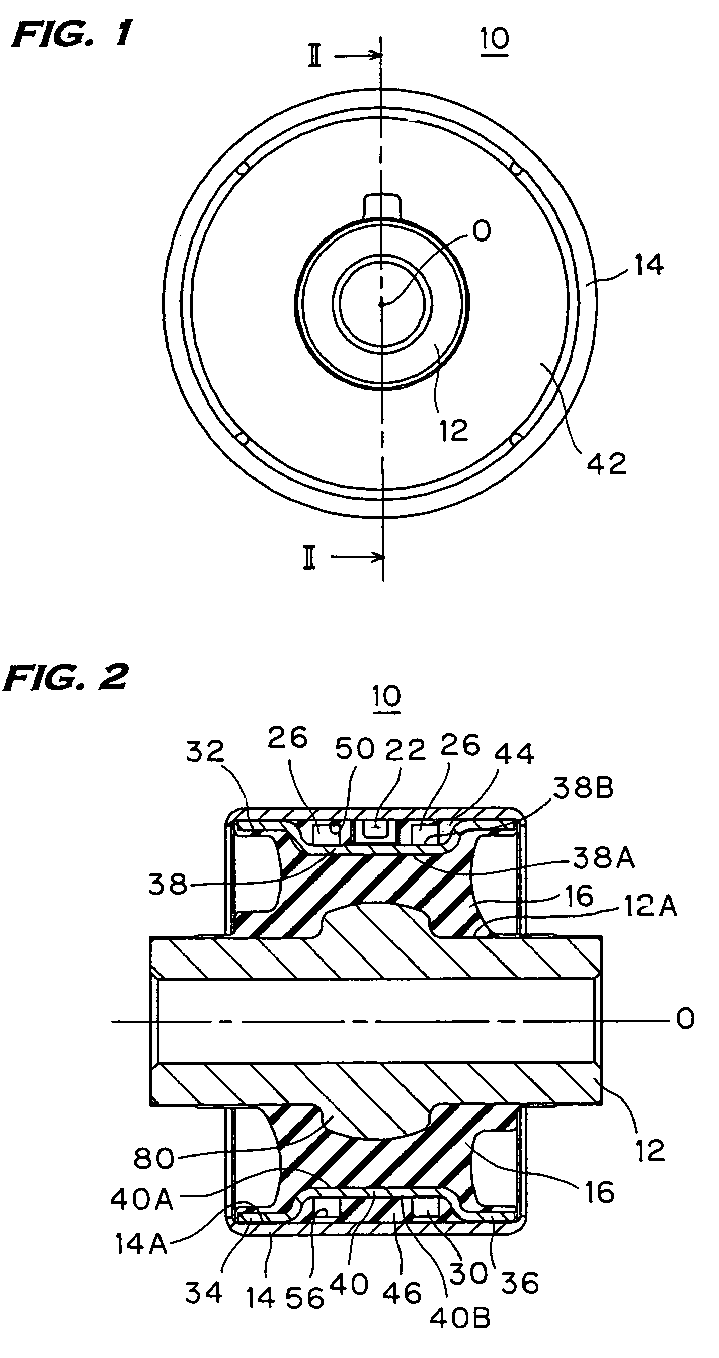 Hydraulic vibration isolation device