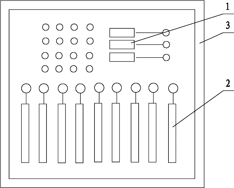 Method for plating gold on equilong connecting fingers