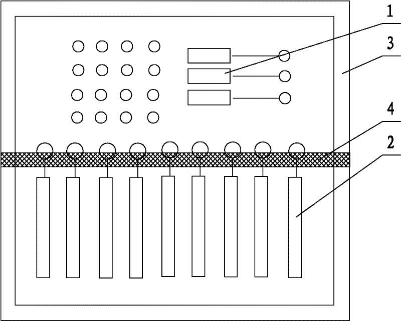 Method for plating gold on equilong connecting fingers