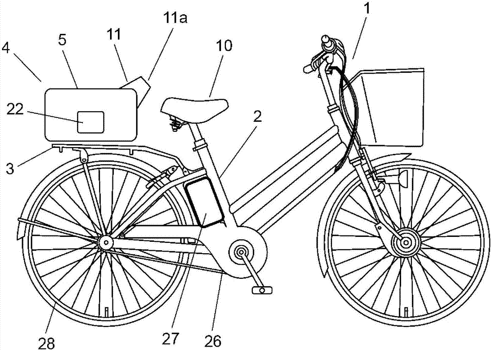 Air conditioner for two-wheeled vehicle and air-conditioner-furnished two-wheeled vehicle equipped with same