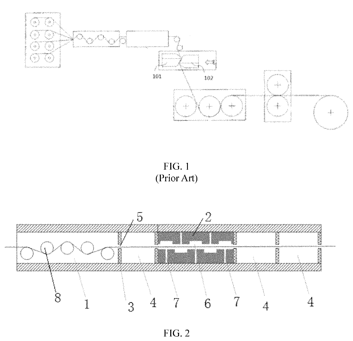 Alternating pressure melt impregnation device and melt impregnation method using the same