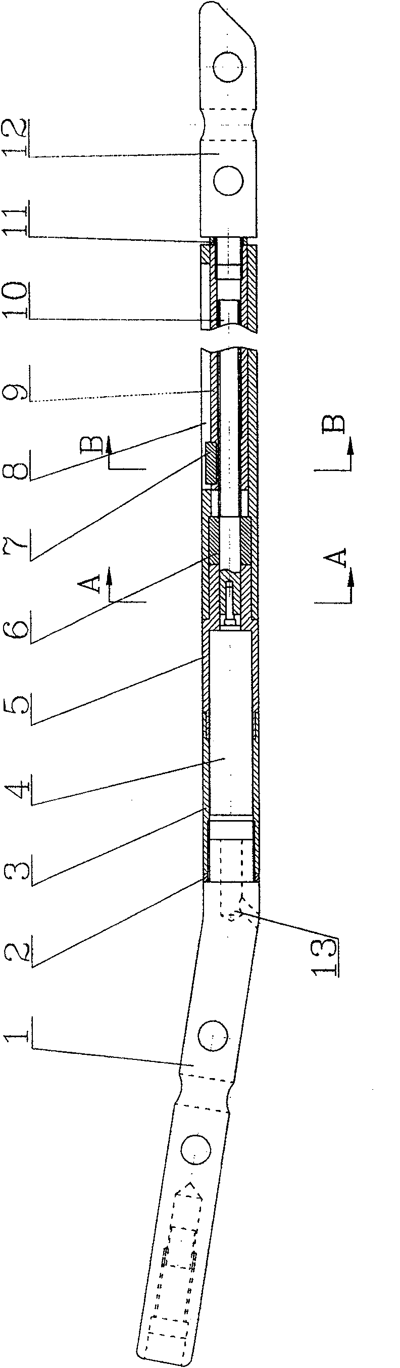 Self controlled intramedullary bone lengthening device