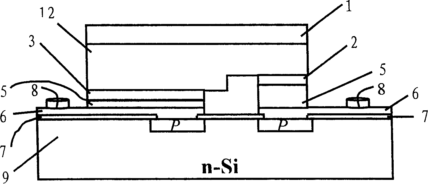 High anti-static high efficiency light-emitting diode and producing method