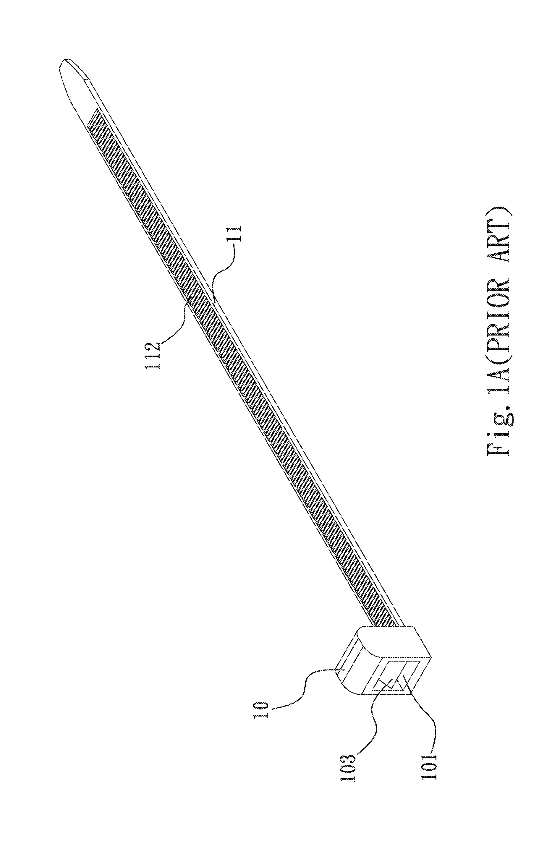 Tie strap structure