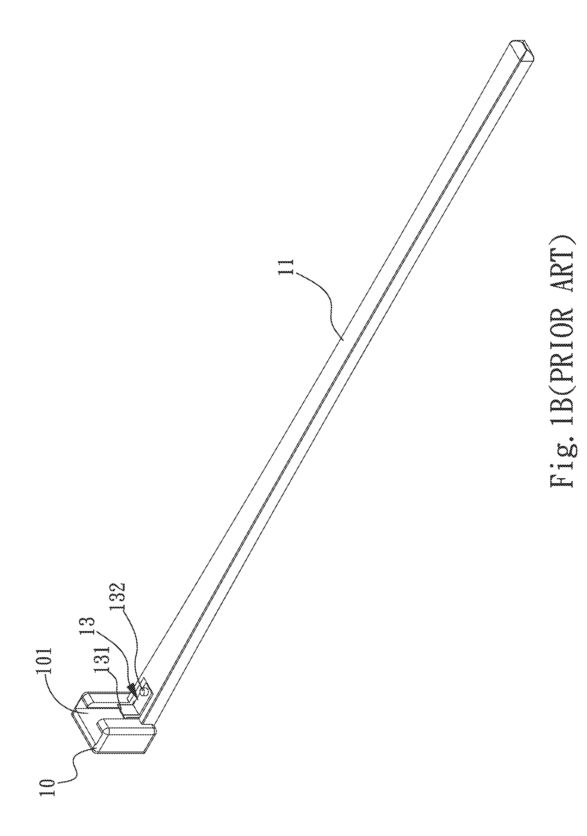 Tie strap structure