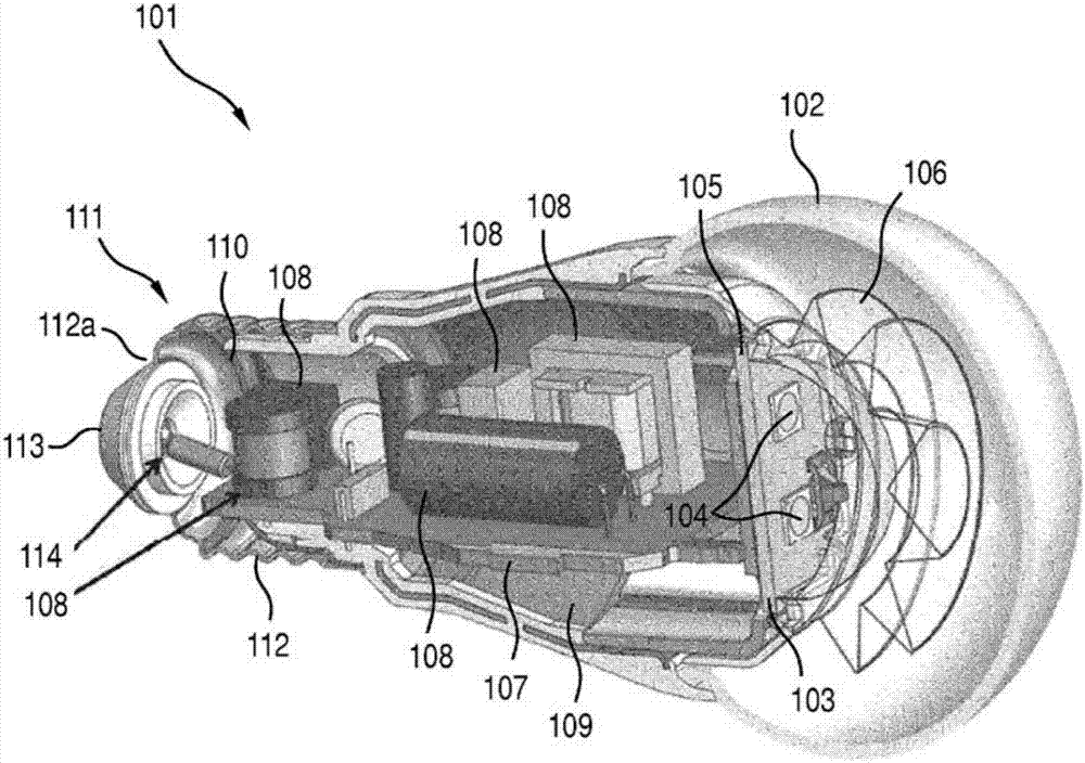 Lamp comprising a driver circuit board and a base