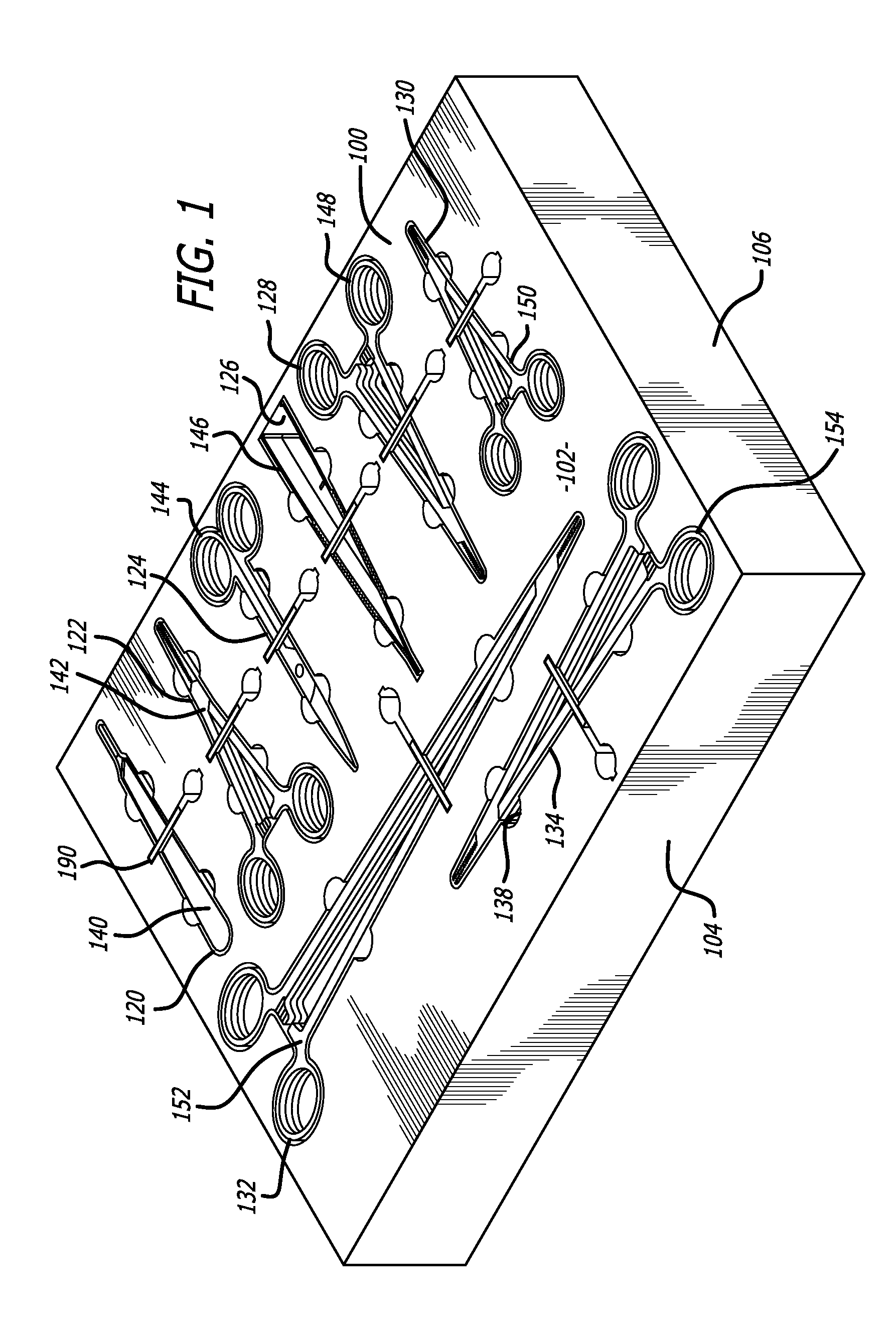 Organizer for surgical instruments and items used during surgery