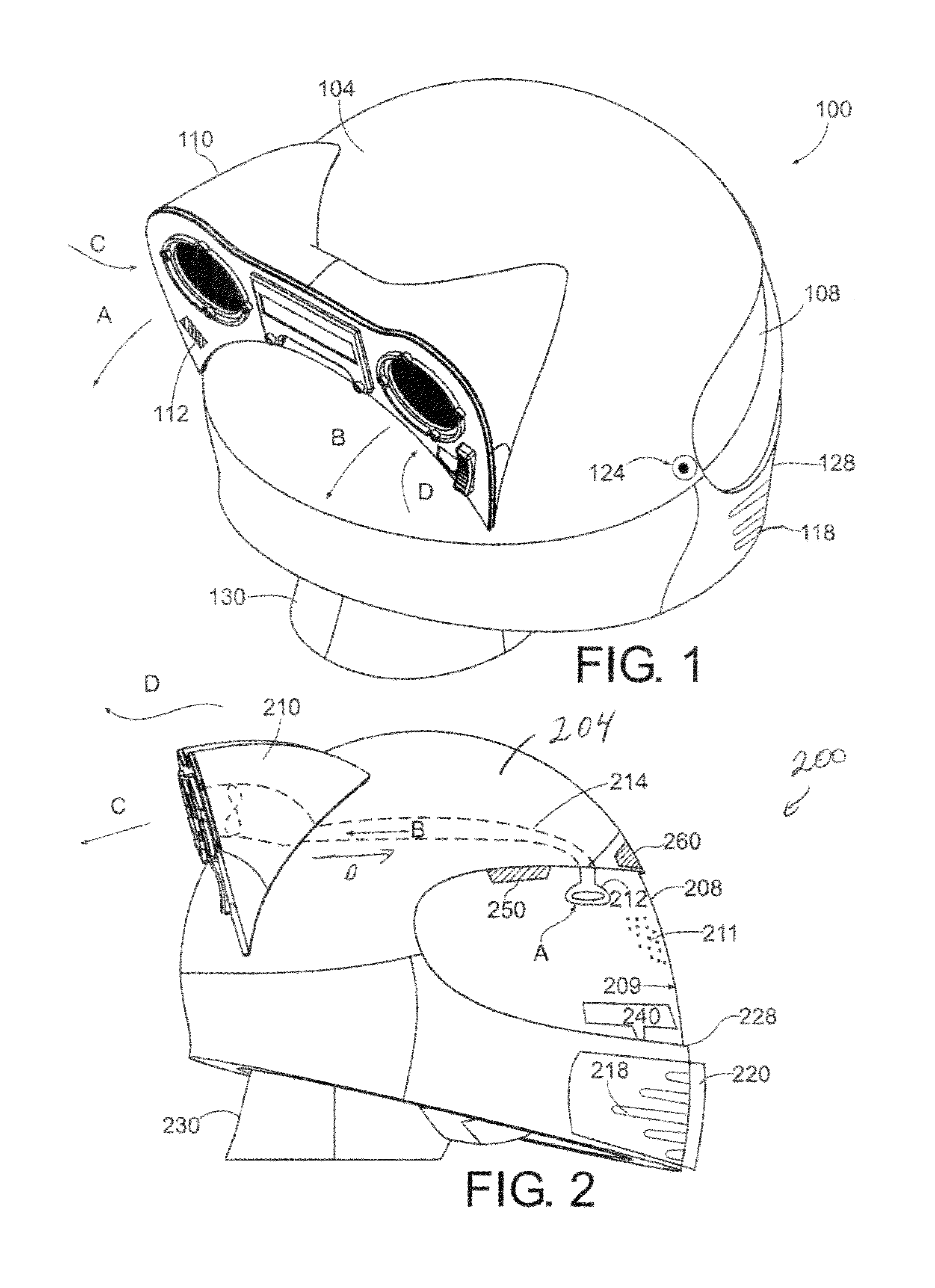 Actively ventilated helmet systems and methods