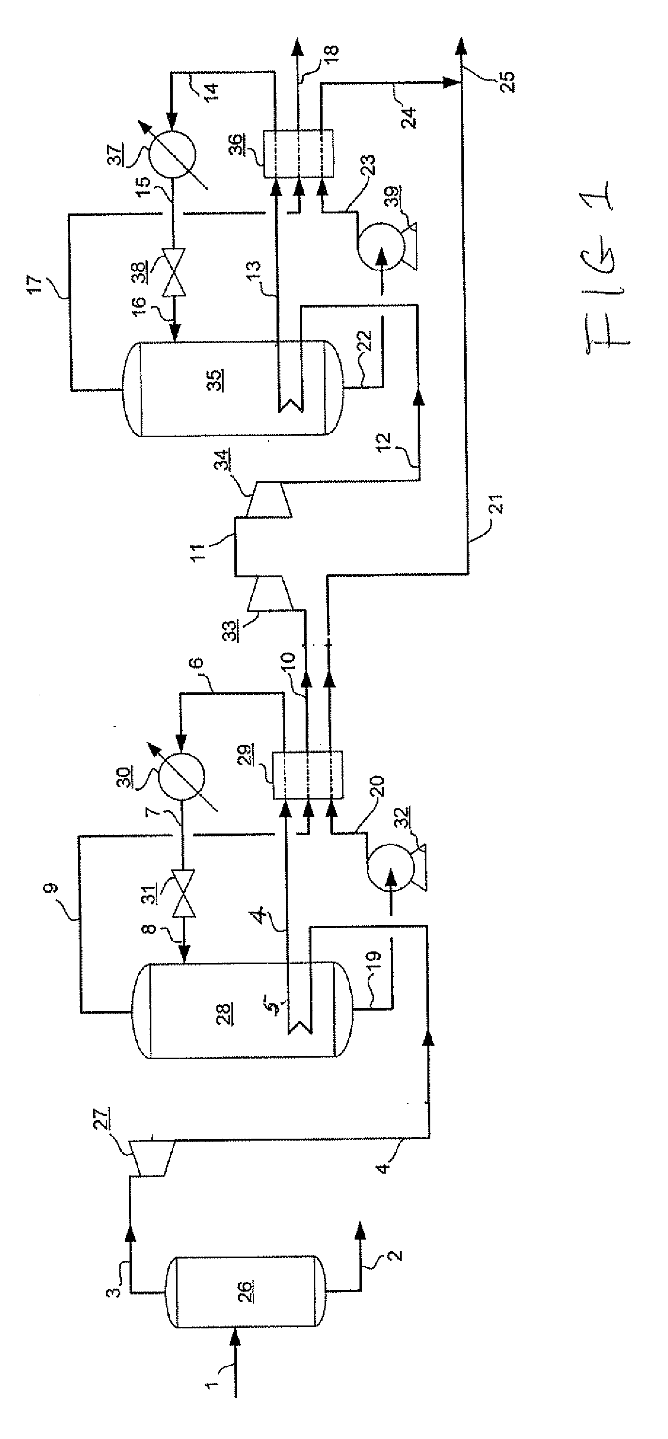 Process for producing purified gas