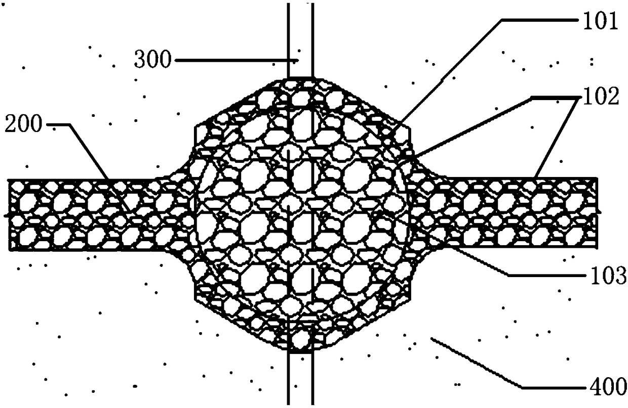 Seepage eliminating system for lowering tailing pond dam body seepage line by using mining barren rocks and construction method thereof