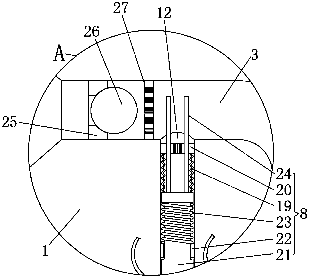 Refined power distribution device for intelligent manufacturing equipment