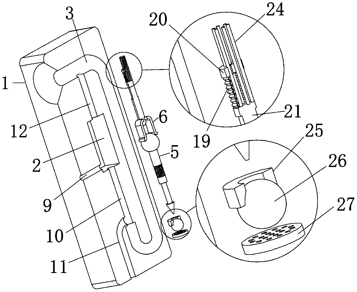 Refined power distribution device for intelligent manufacturing equipment