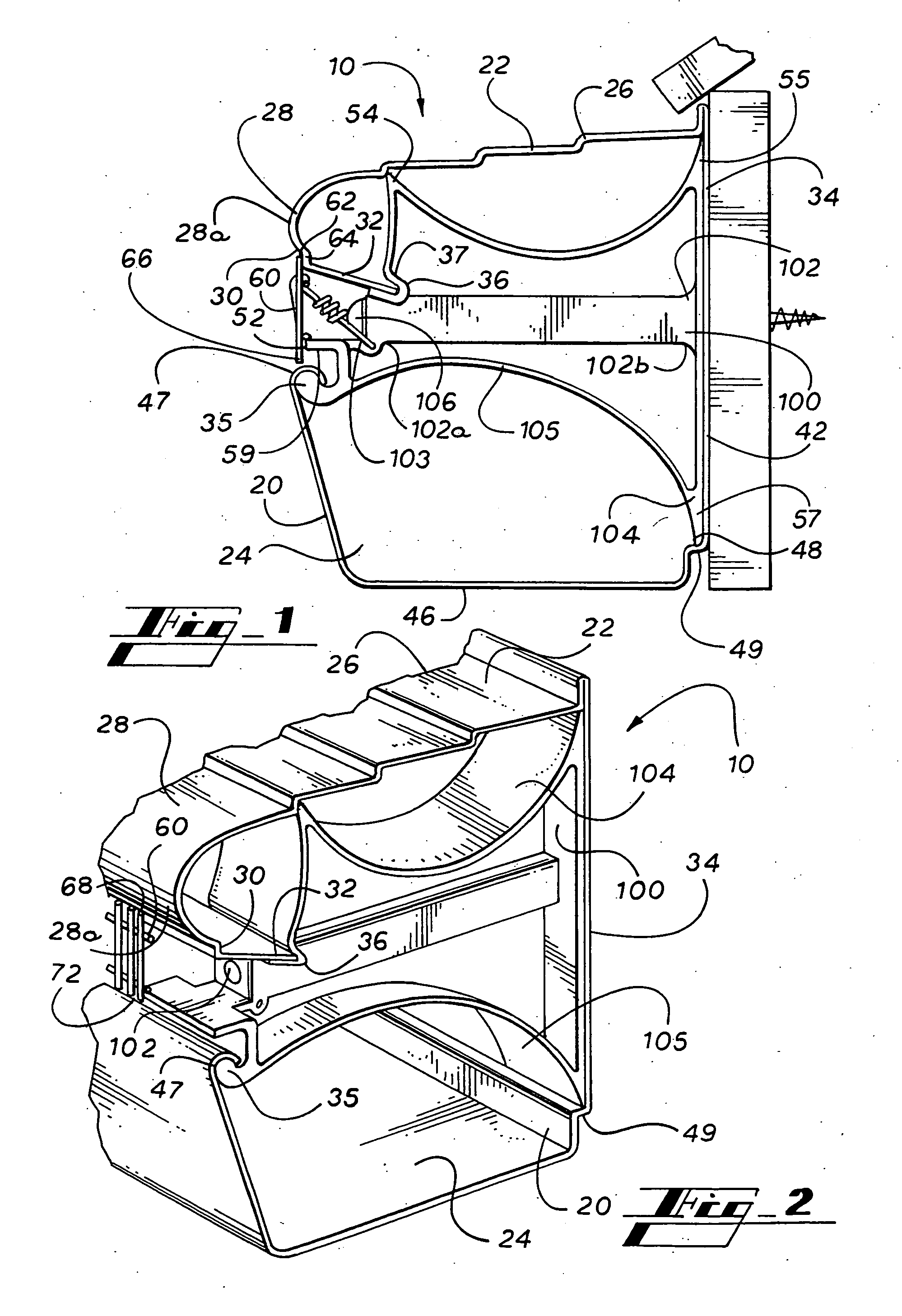 Covered rain gutter system