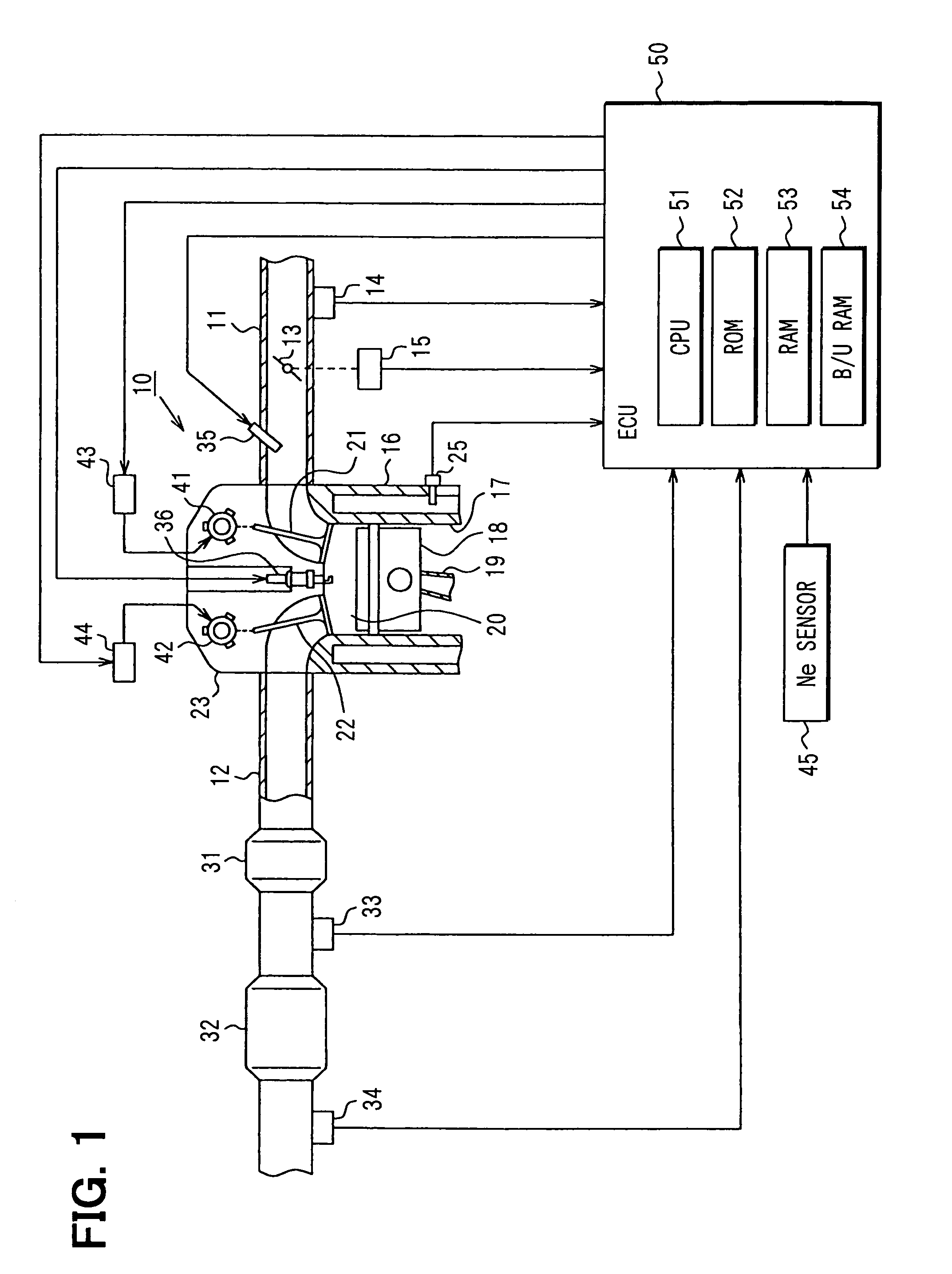 Engine combustion state detection device