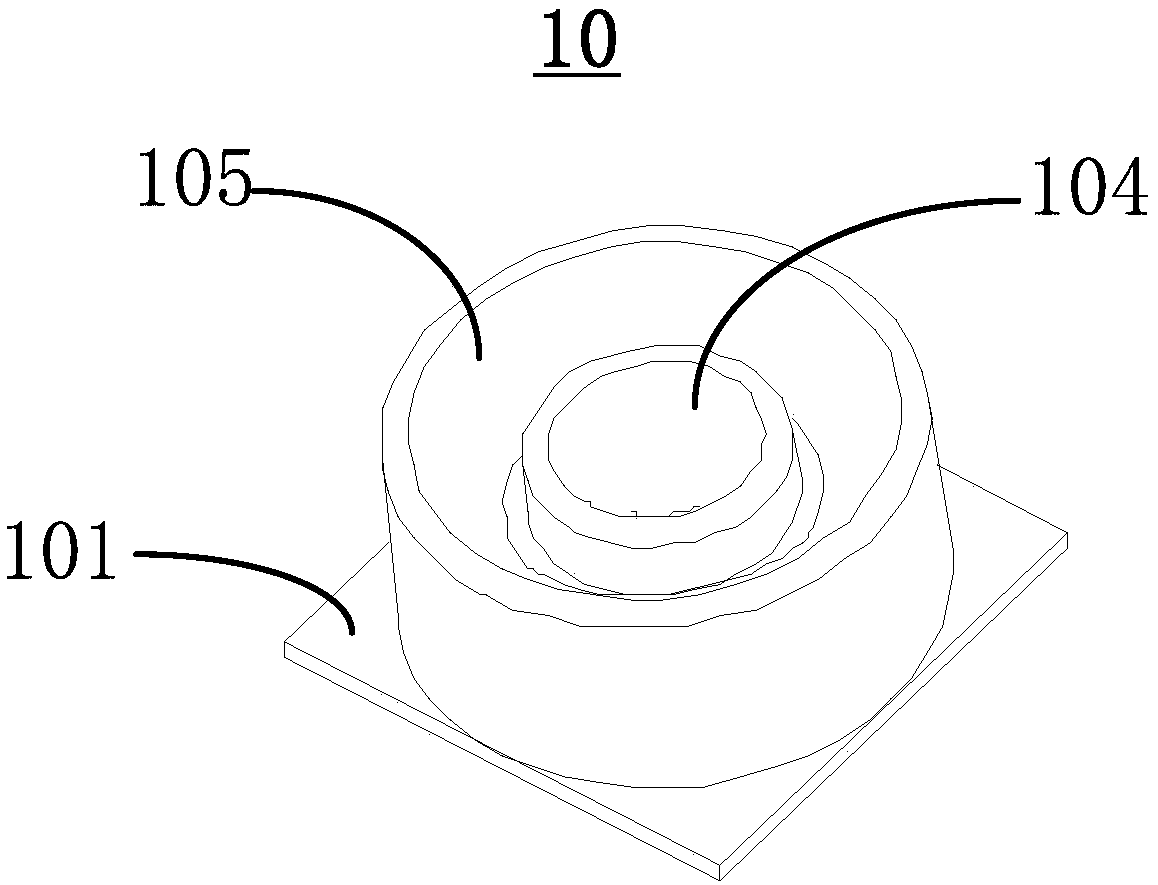 Light-emitting device light guiding lens and light-emitting device