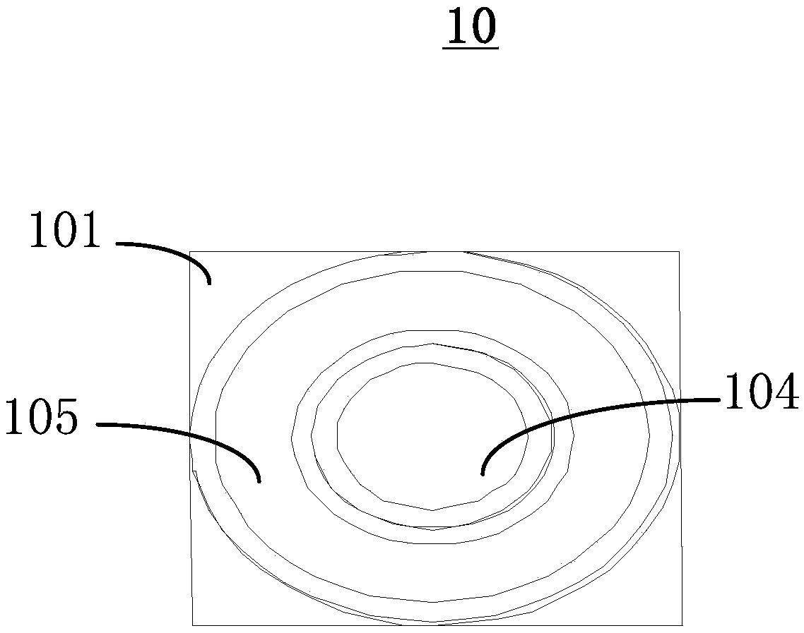 Light-emitting device light guiding lens and light-emitting device