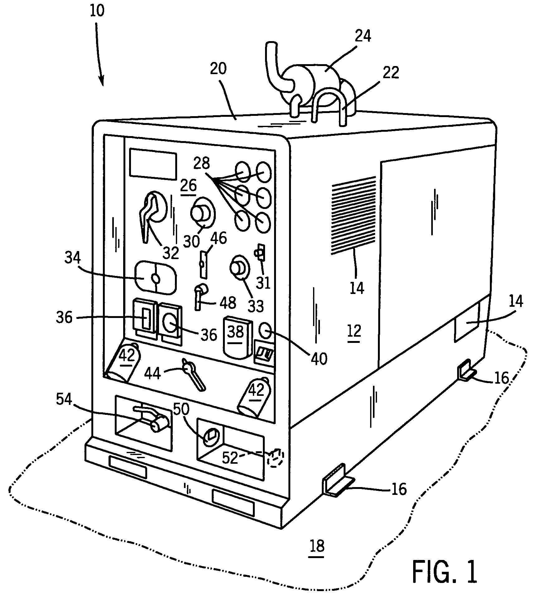 Oil separator for a welder