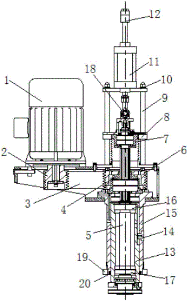 Polishing head with dustproof function and polishing machine