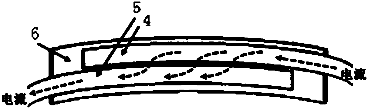 High-temperature superconductive closing coil constant-current switch structure and work method thereof