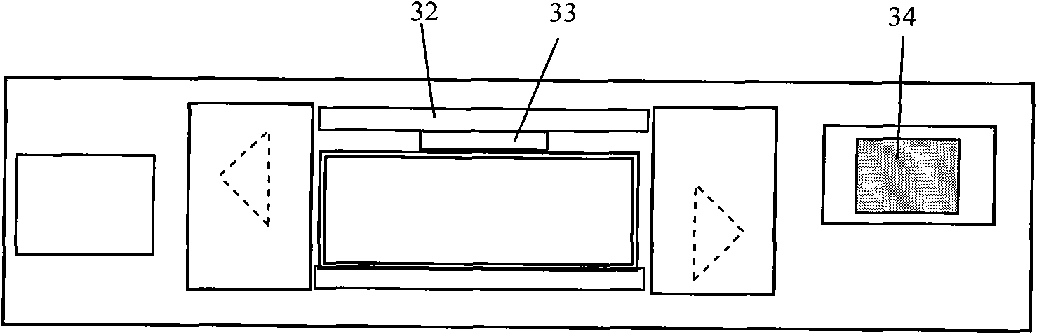 Intelligent indoor gas formaldehyde concentration measuring apparatus