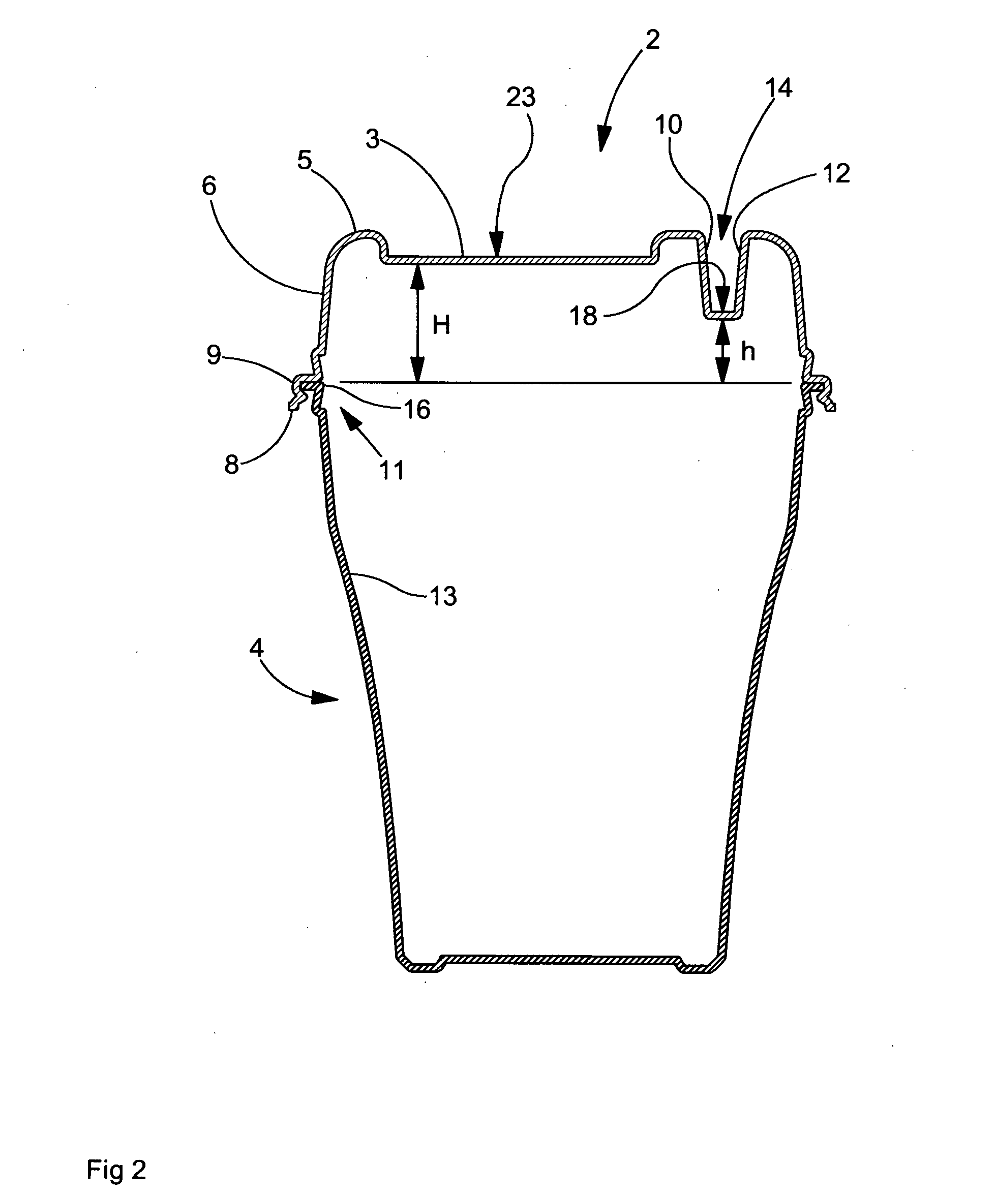 Interconnecting food container system