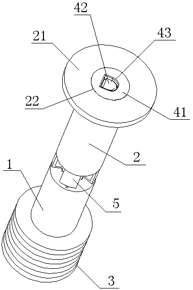 Pull rod device for injector