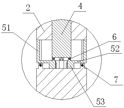 Pull rod device for injector