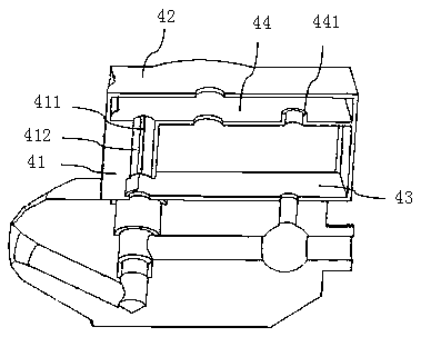 High pressure valve opening and closing device and high pressure valve