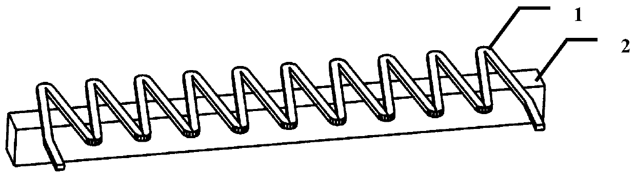 A Microstrip Periodic Snag-Line Slow-Wave Structure