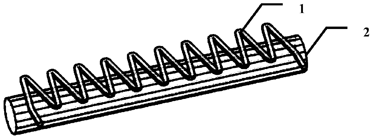 A Microstrip Periodic Snag-Line Slow-Wave Structure