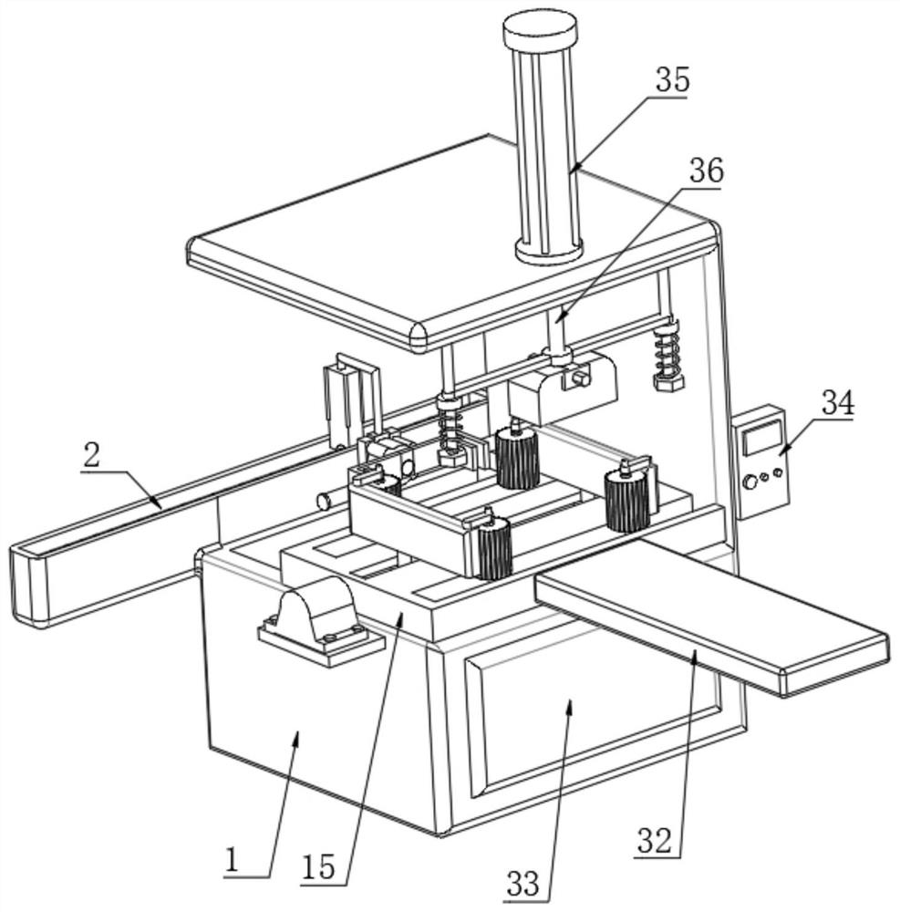 Forging device for casting forming and using method thereof