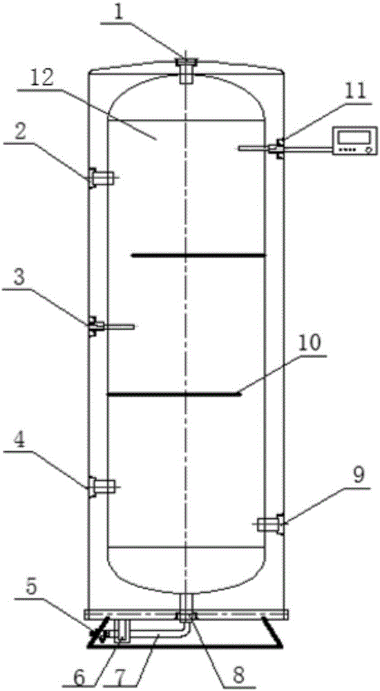 Multifunctional water tank for air conditioning system