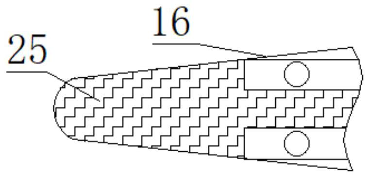 Spraying agent spraying device for soil remediation