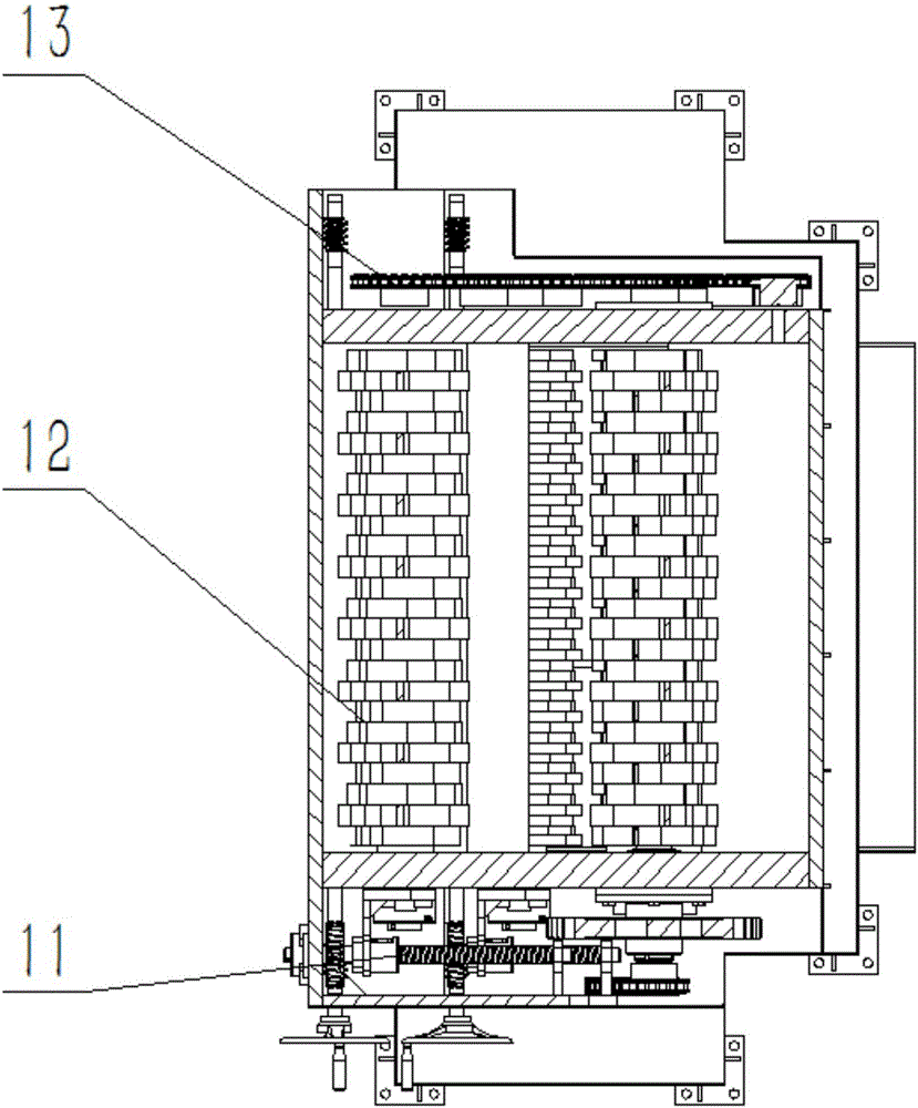 Livestock and poultry bone grinding-tooth-type crushing apparatus and method