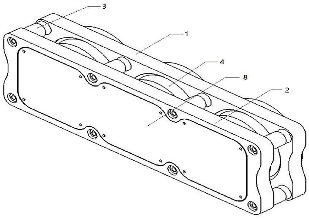 An insulation and heat conduction device applied to high-voltage optical communication equipment