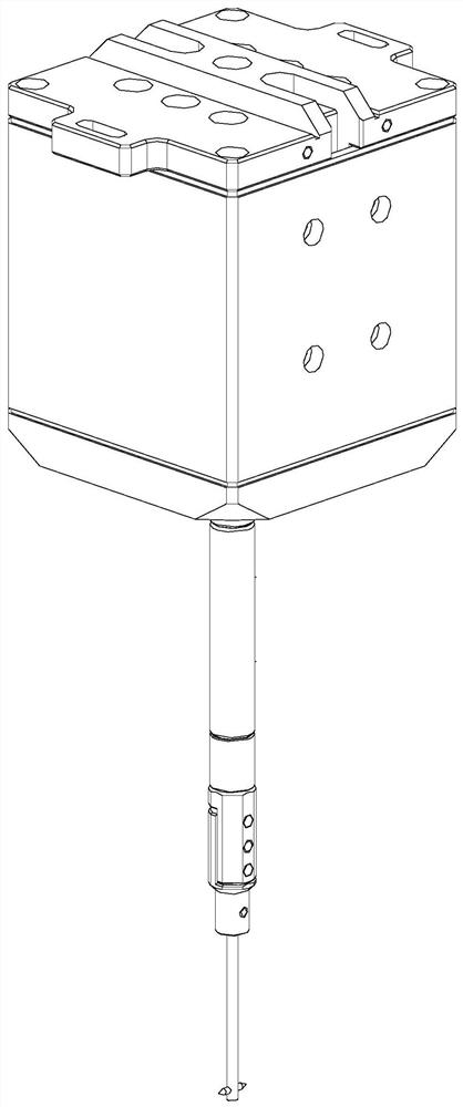 Micro-force measuring type three-dimensional comprehensive thread measuring machine measuring head and measuring method thereof