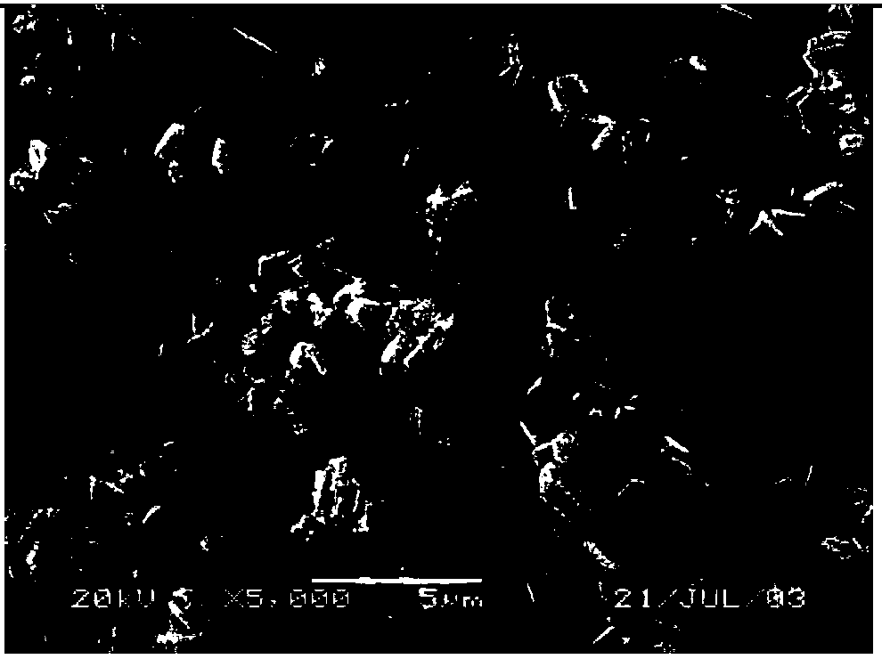 Preparation method of single-substrate fluorescent powder for white-light LEDs (light-emitting diodes)