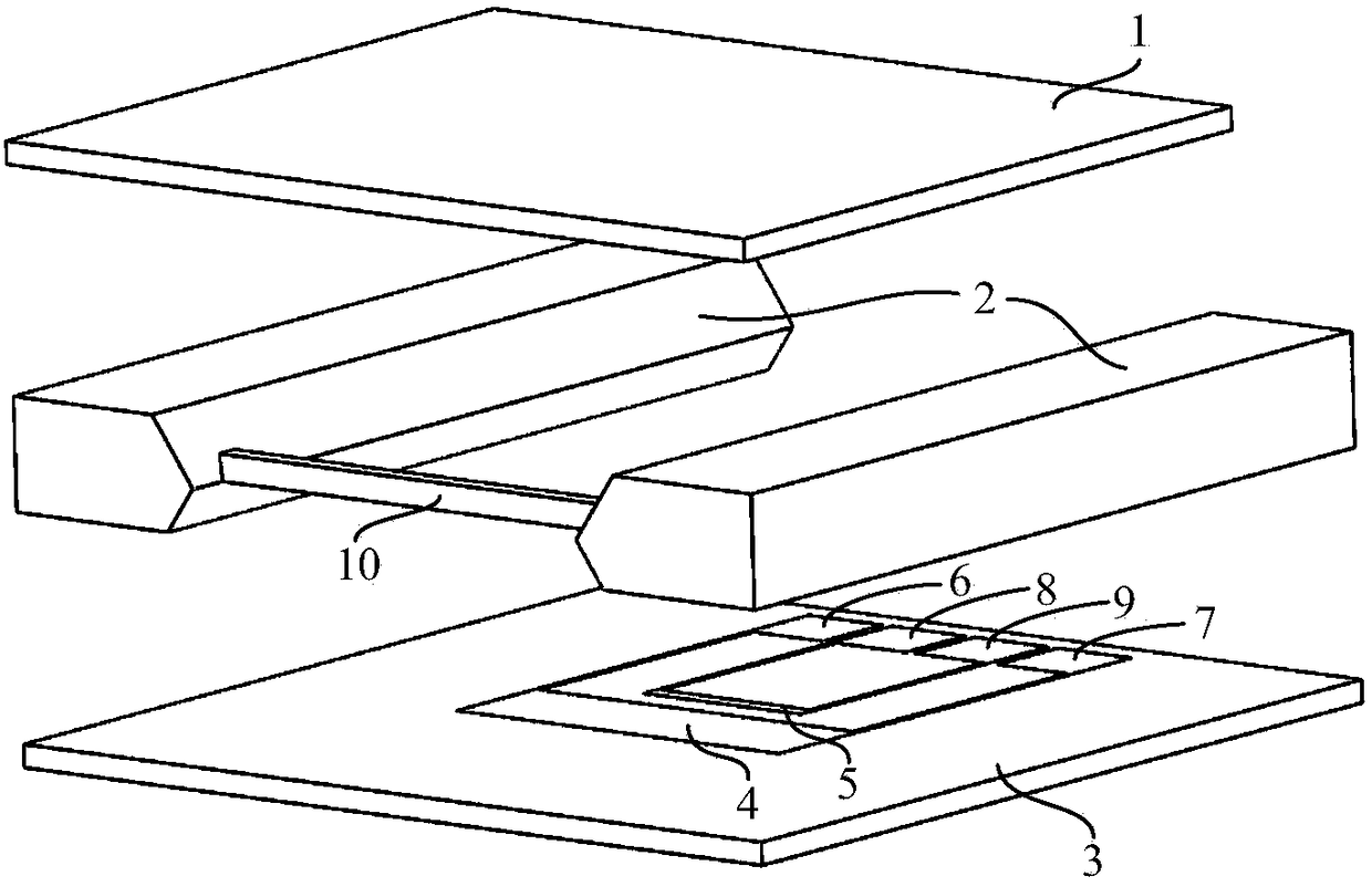 Dual-mode micro flowmeter and preparation method thereof