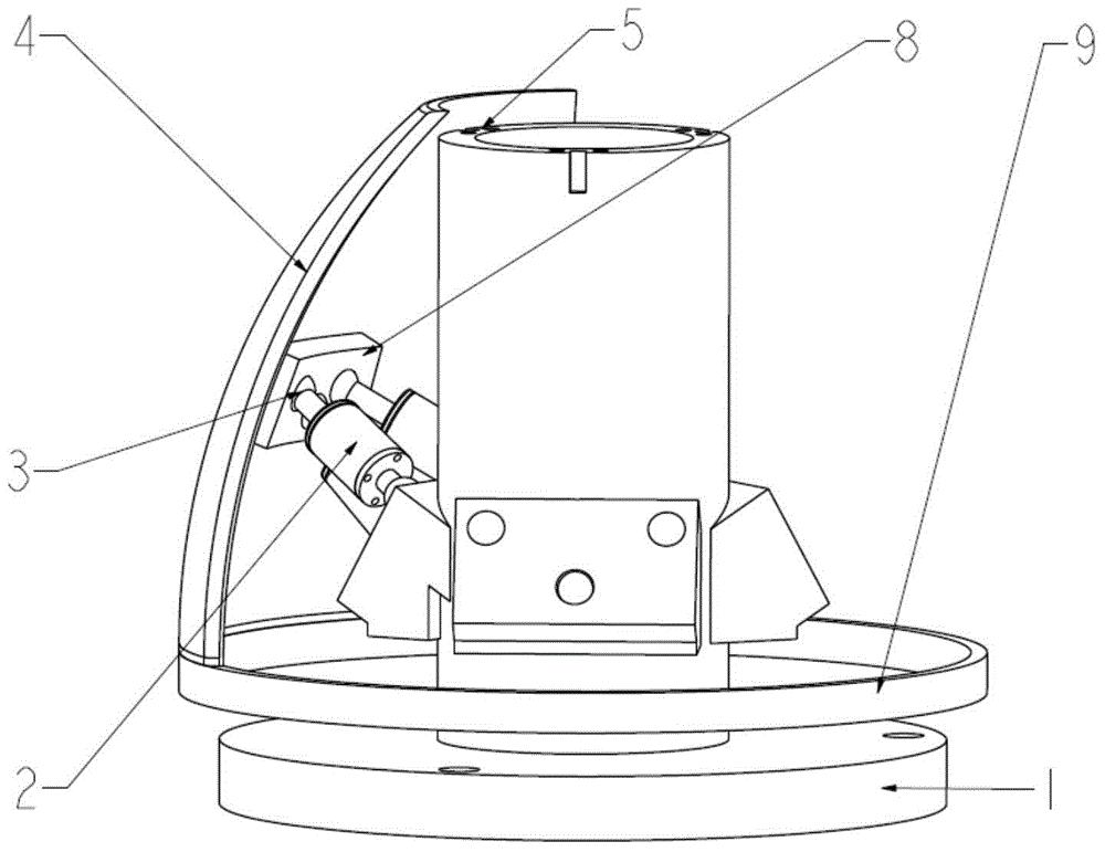 Multi-segment-type guiding and damping device applicable to space conical rod mechanism