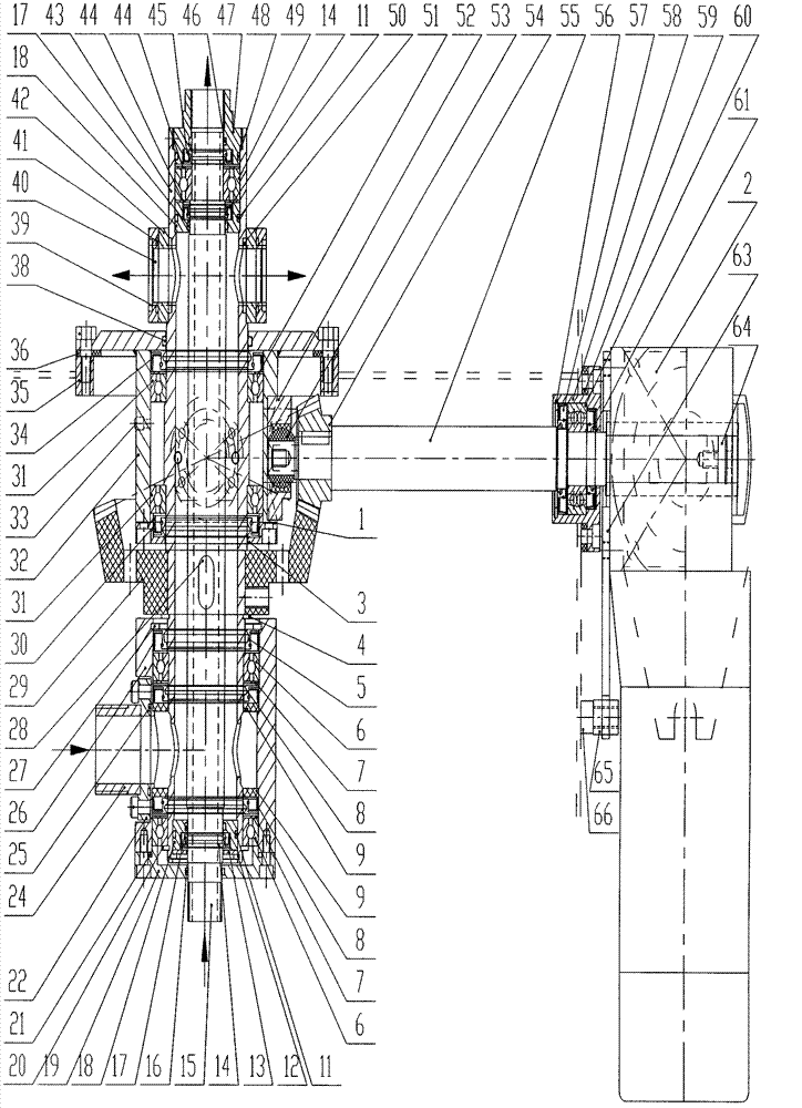 Rotary spray device