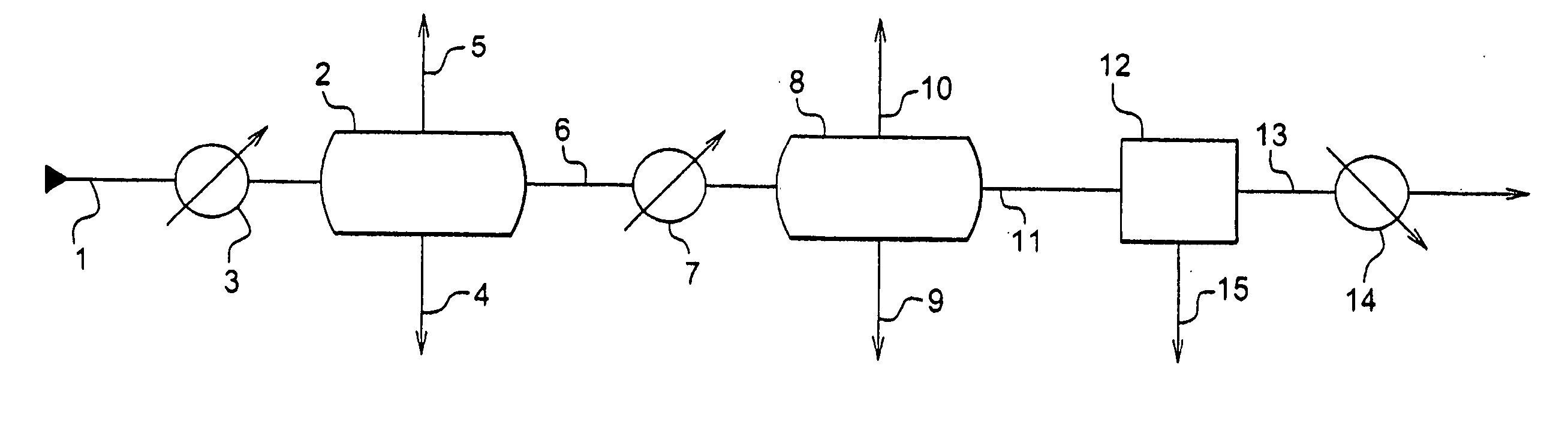 Process for the Treatment of Crude Oil, Process for the Separation of a Water-in-Oil Hydrocarbon Emulsion and Apparatus for Implementing the Same